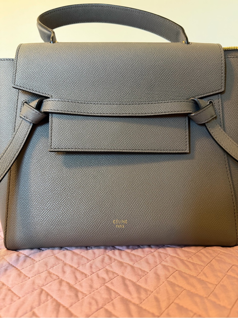 Preowned Gray Celine Micro Belt Bag - Picture 3 of 8